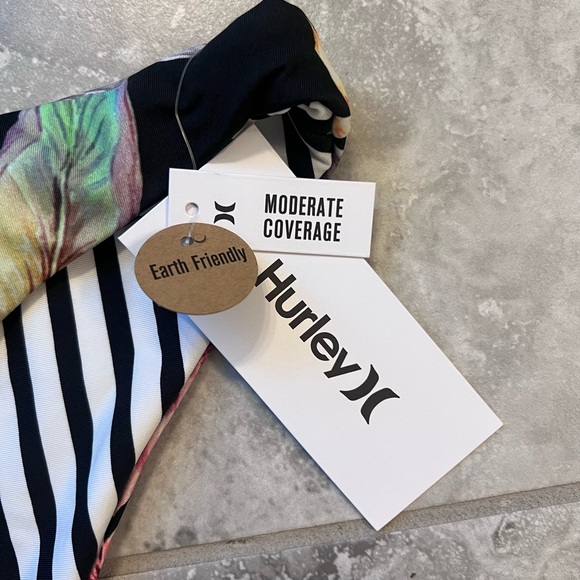 NEW! Hurley Flora Reversible Bikini Bottom - Moderate Coverage - Picture 4 of 6